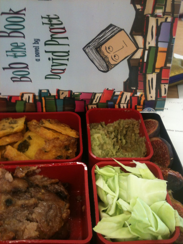 Lunchbox and book