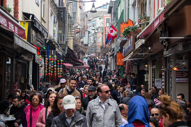 Busy Turkish Streets - Istanbul, Turkey