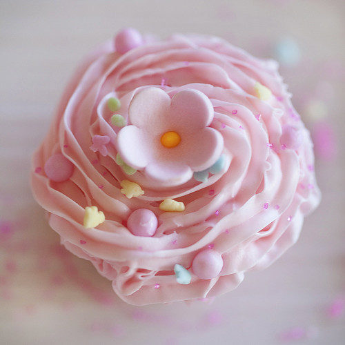 Pink cupcake from the Sprinkles book trailer by Jackie Alpers