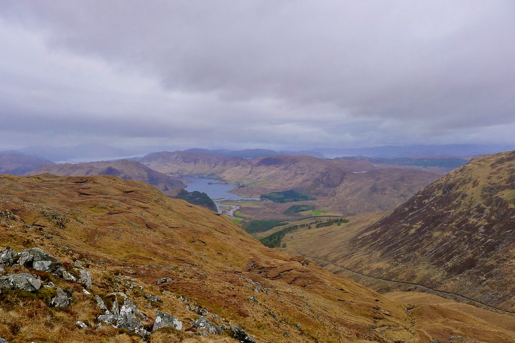 Looking down to Loch Long