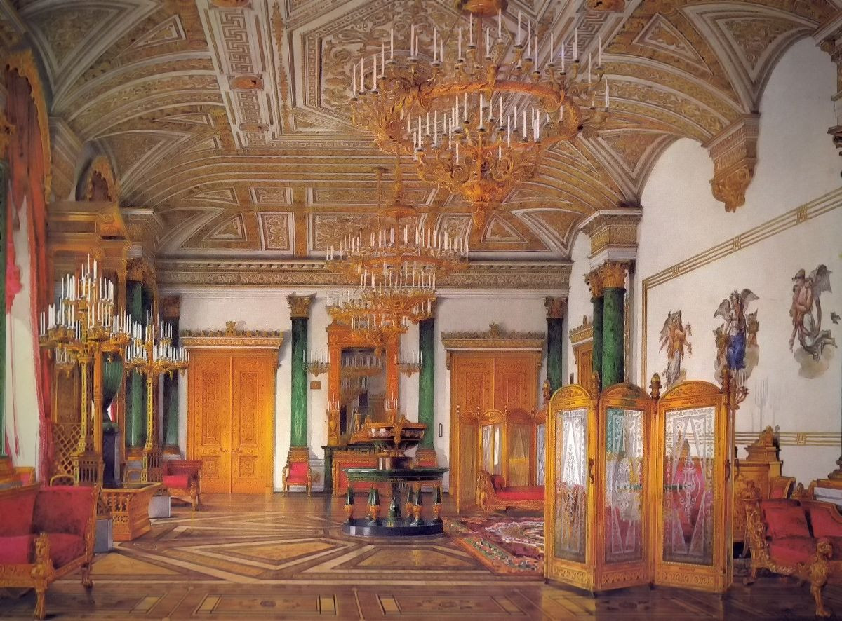 The Malachite Room, 1864