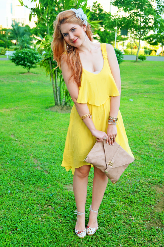 Yellow dress for Summer