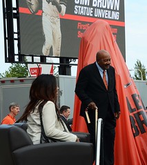Jim Brown Statue Unveiling