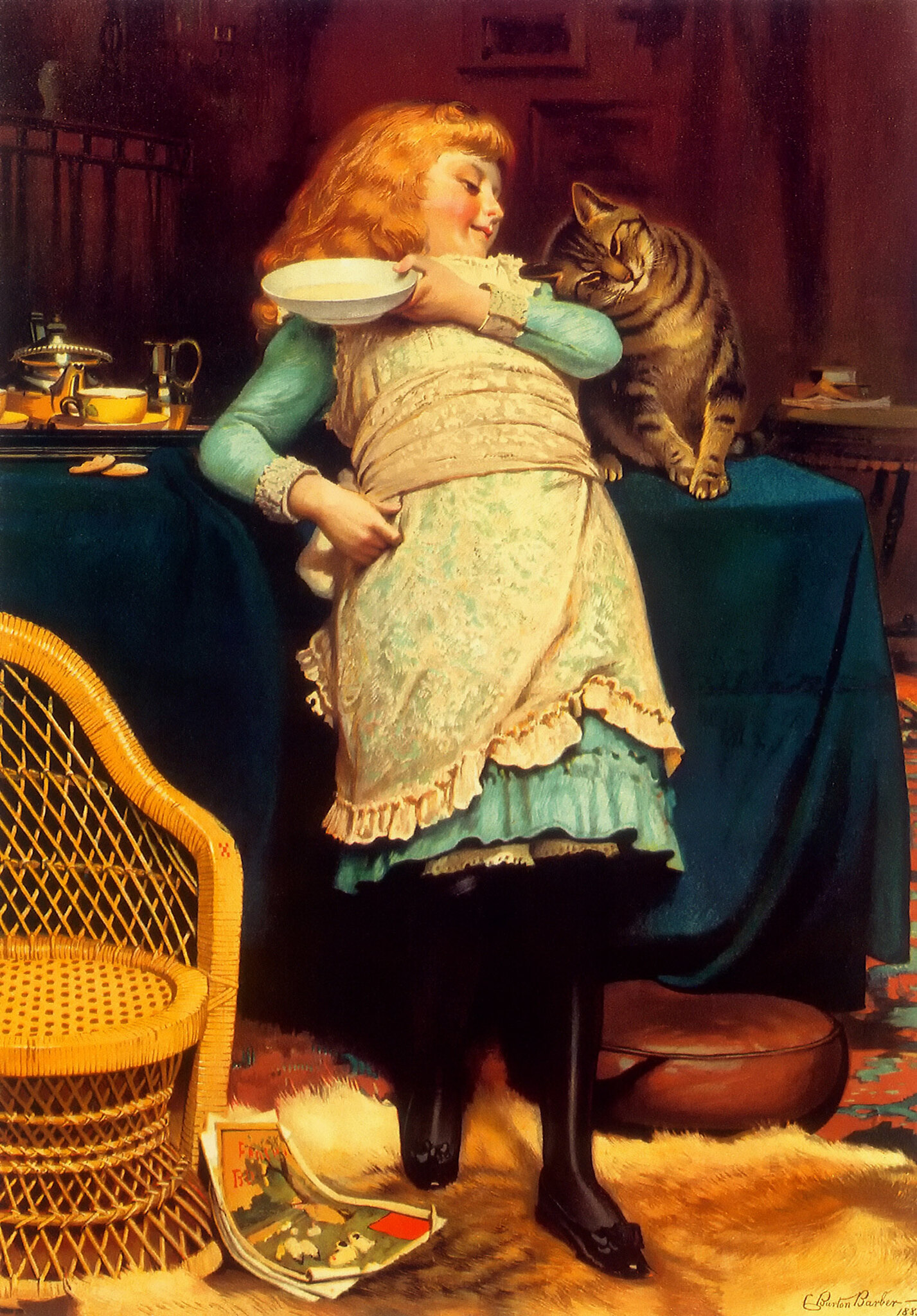 Coaxing Is Better by Charles Burton Barber