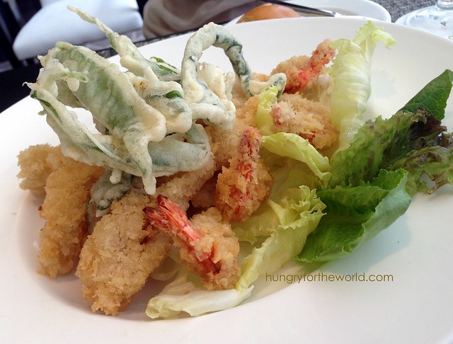 mixed seafood. enjoyed the kangkong tempura (i think)