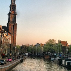 Amsterdam was good to us today. #travel #holland #sunset