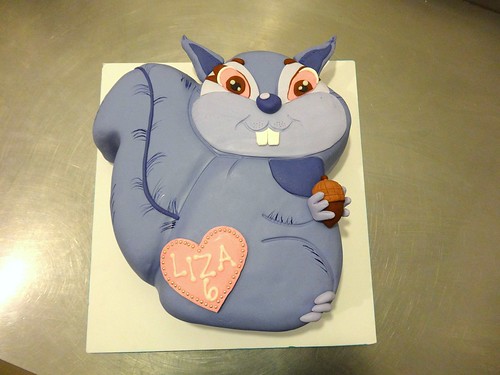 Purple Squirrel Cake by CAKE Amsterdam - Cakes by ZOBOT