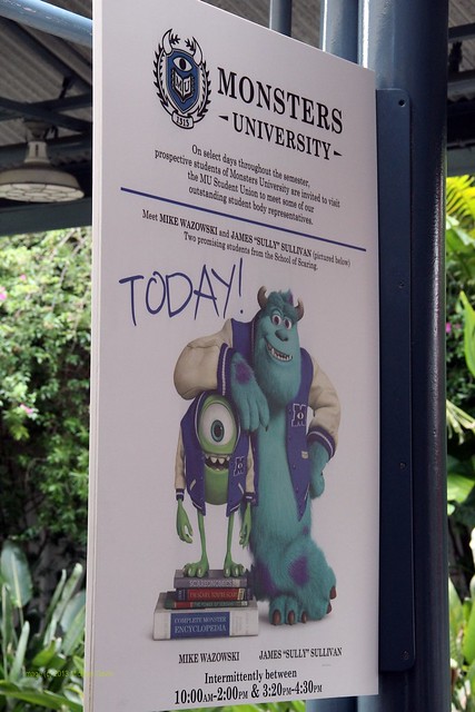 Monsters University meet-and-greet at Walt Disney World