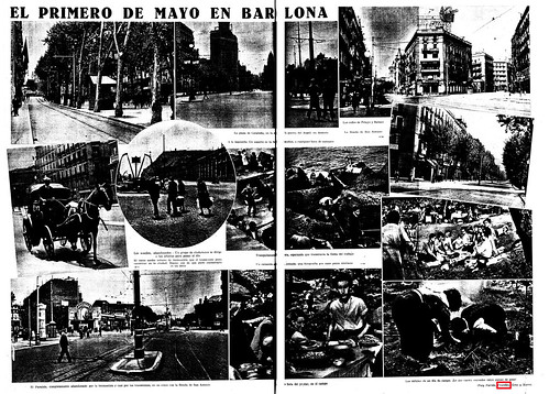 Barcelona, 1 de mayo de 1936, hemeroteca La Vanguardia, 3 de mayo de 1936. by Octavi Centelles