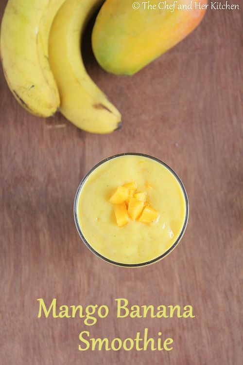 mango banana smoothie