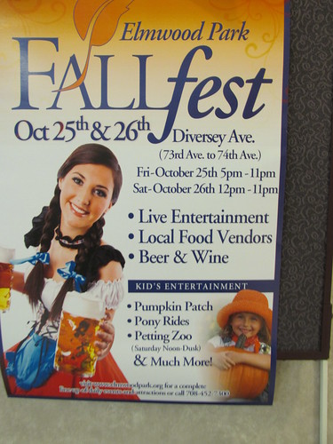 The Elmwood Park Illinois 2013 Fall Fest advertisement. by Eddie from Chicago