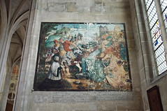Peinture murale d’une chapelle de la collégiale Saint-Gervais-Saint-Protais