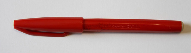 Pentel Sign Pen - Red