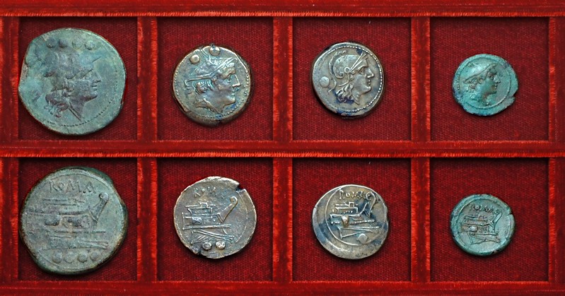 RRC 041 Post-semilibral bronzes, McCabe group A1, Ahala collection, coins of the Roman Republic