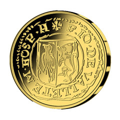 Malta gold Five Euro reverse