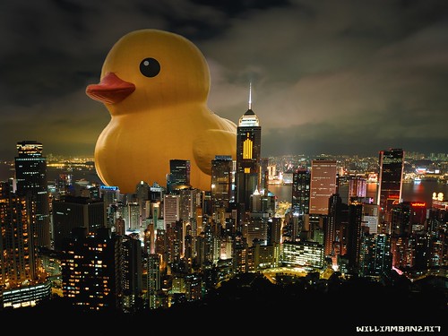 GIANT RUBBER DUCK FROM PEAK by WilliamBanzai7/Colonel Flick