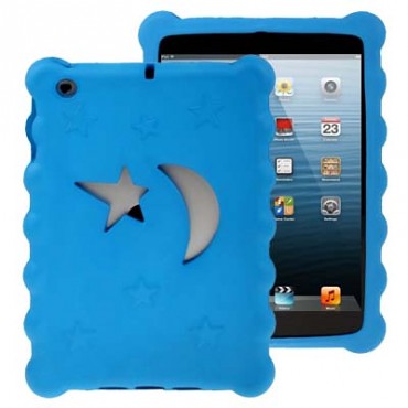 iPad Mini Blue Moon and Star Case by gogetsell