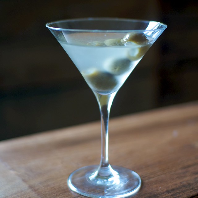 smoky bleu martini