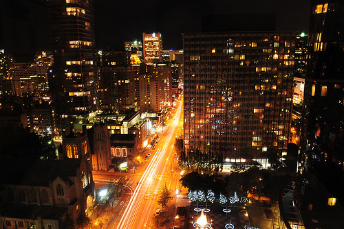 Downtown Vancouver by Night