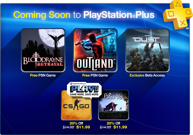 PlayStation Plus Update August 2012