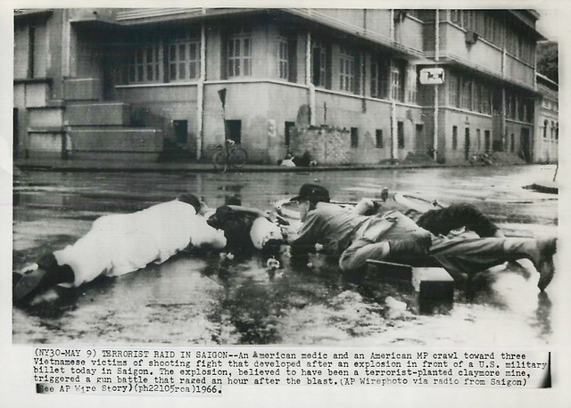 Terrorist Bombings in Saigon - Press Photo