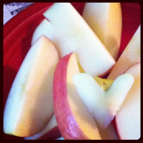Apple heart #lunch
