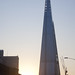 The Shard from Bermondsey at sunset