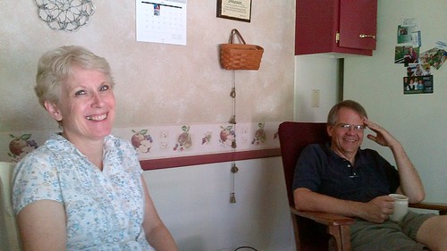2012-07-27 Nancy and Jon Swanson at home