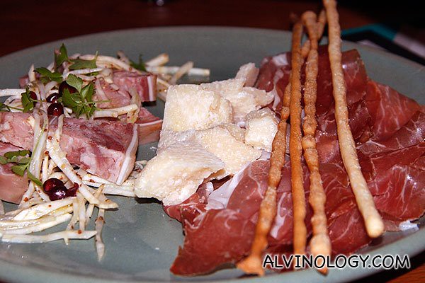 Prosciutto di Parma e Grana Padano - Parma ham with Grana Padano chunk
