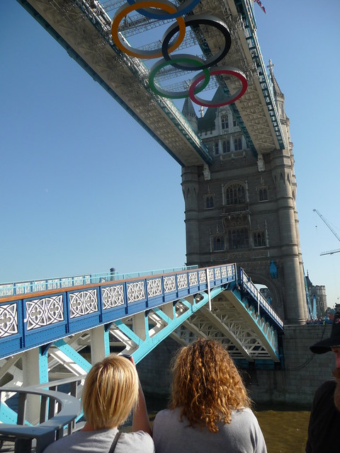 Olympic walk over Tower Bridge