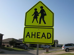 school crossing sign