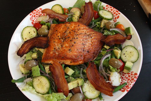 Roasted Salmon Nicoise Salad