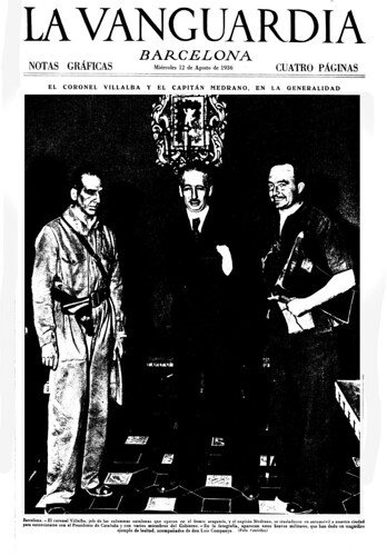 La Vanguardia, 12 de agosto de 1936, foto: Agustí Centelles i Ossó (c) archivos estatales, MECyD, Centro Documental de la Memoria Histórica. by Octavi Centelles