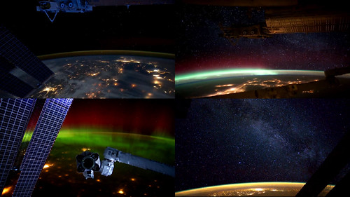 Earth Illuminated ISS Time-lapse Photography