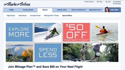 Alaska Airlines Screenshot