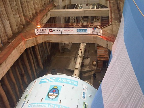 Puesta en marcha de la tuneladora de Sarmiento (Argentina)