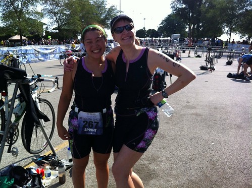 Erica and her Tri Suit Twin