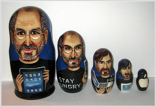 Steve Jobs Nesting Dolls
