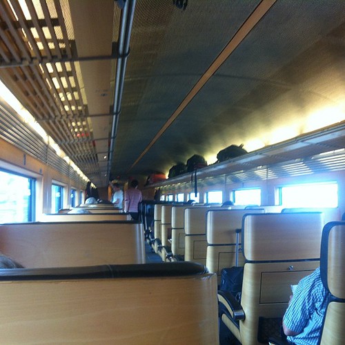 Wood paneled, 1-2 seated, ICE second class makes my TGV experience of a week ago look decidedly shabby