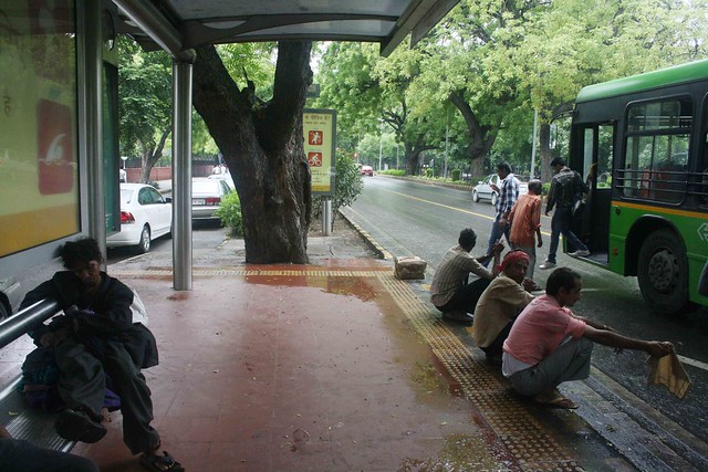 Mission Delhi – The Silent Woman, Mausam Bhawan Bus Shelter
