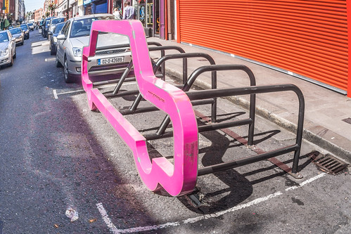 Car-shaped bike rack in the Beta Area (Dublin City Council currently owns two of them) by infomatique