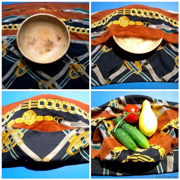 Furushiki wrapped bowl