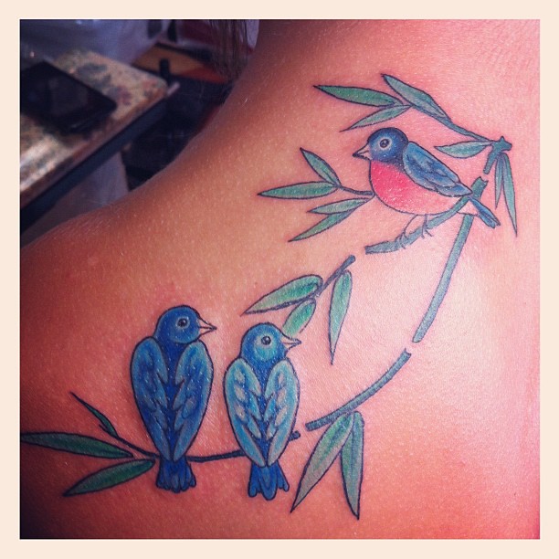 3 little birds #tattoo | Flickr - Photo Sharing!
