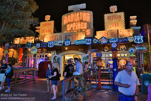 Disneyland July 2012 - Cars Land at Night