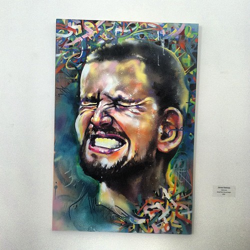 My Kevin Love hanging @ center for contemporary art's faculty show by eL hue V