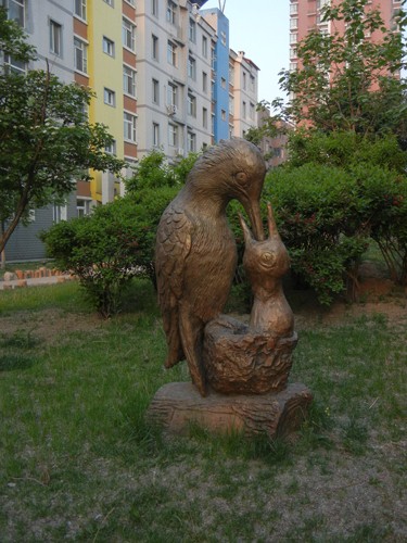 Sculpture inside Residential Compound, Shenyang _ 9909