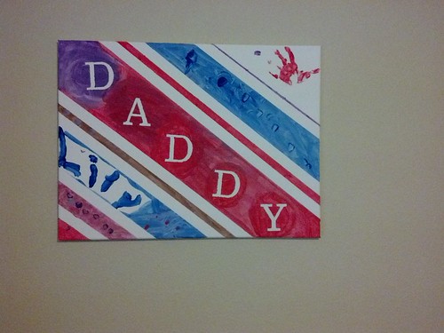 Waldo's father's day canvas