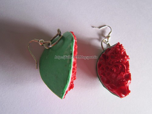 Handmade Jewelry - Paper Quilling Water Melon (3) by fah2305