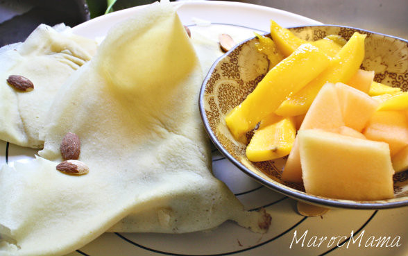 Crepes and Fruit