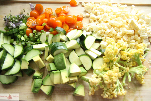 Summer Veggie Chopped Salad